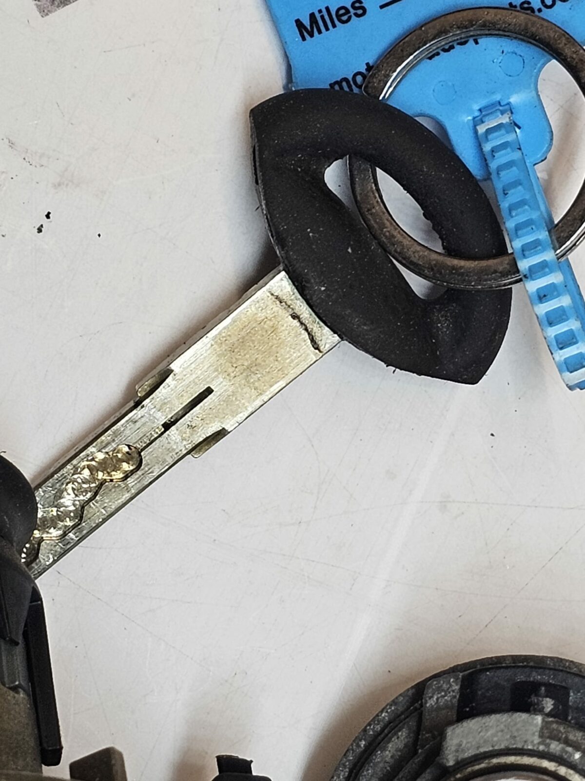 SAAB 93 9-3 (03-06) Tailgate Boot Lock with Key and Passenger Door and gloveb...