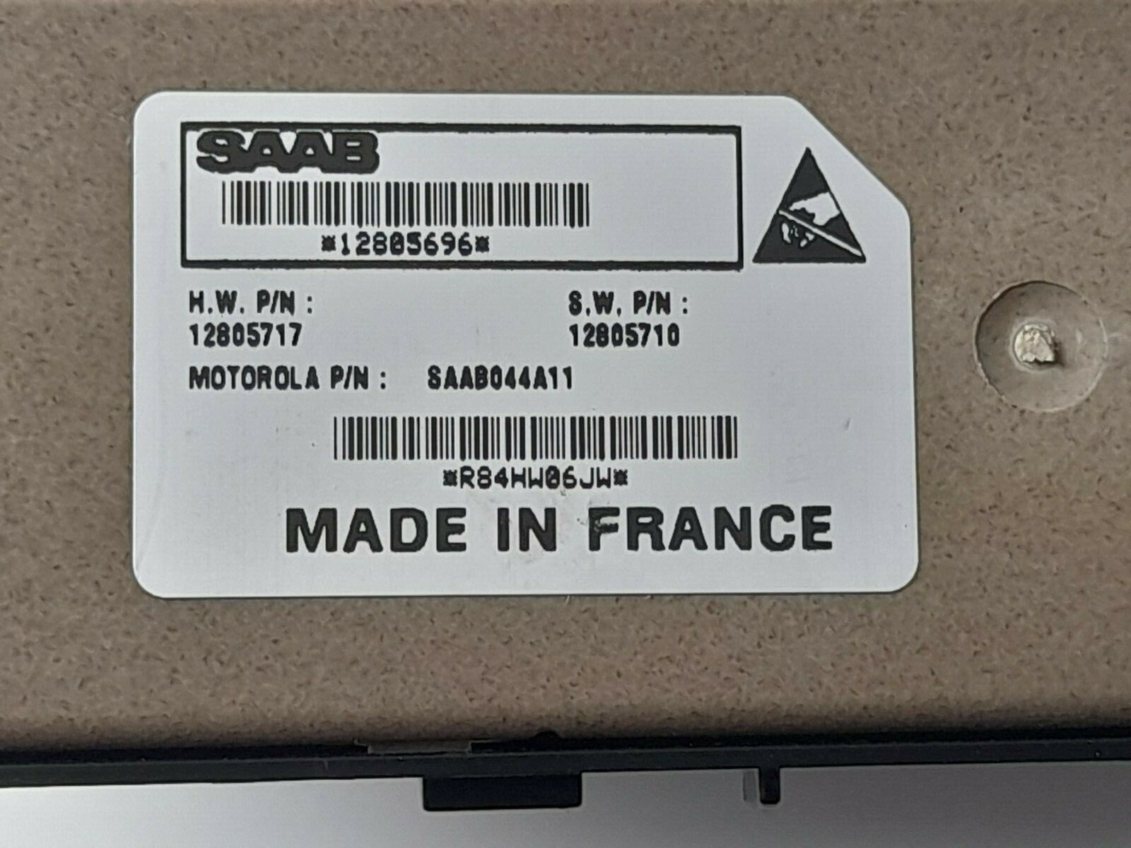 Saab 93 9-3 Offside Driver Rear Window Switch (No Anti Pinch) 12805696 (03 - 05)