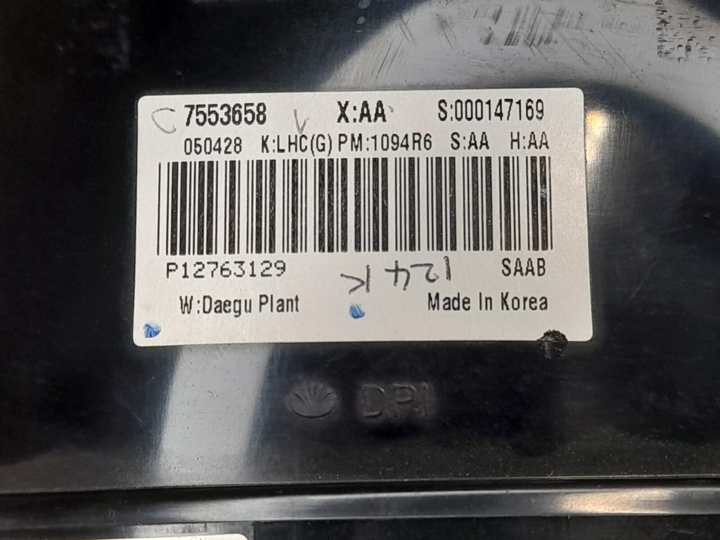 Saab 93 9-3 Diesel 2003-2006 1.9TiD Speedometer Clocks 124K Miles 12763129