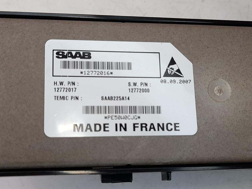 Saab 93 9-3 CV Nearside Front Window Switch Pack w/Finger Protection 12772016