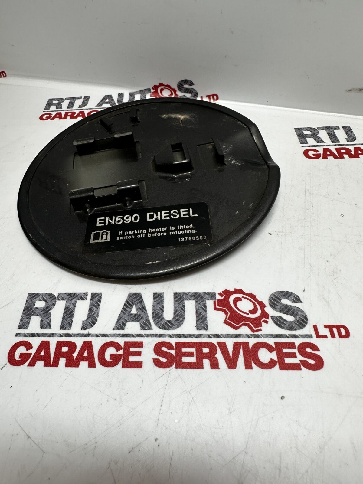 Saab 93 9-3 Fuel Flap Tank Hatch 12797737 12760550 12761984 289 Espresso Black