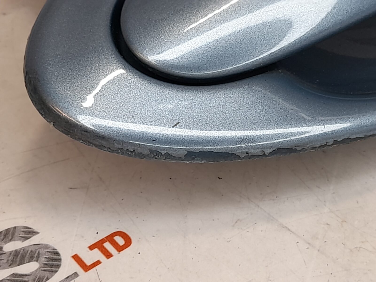 Saab 93 9-3 2007 N/S Rear Outside Door Handle Ice Blue Metallic 304 12768275