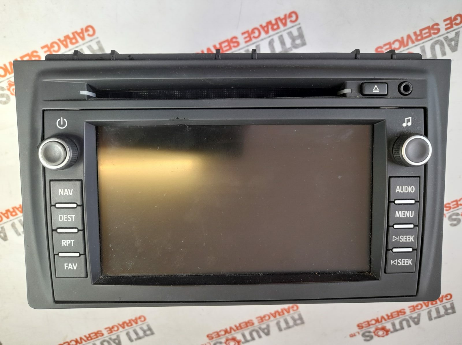 Saab 9-3 93 Sat Nav Radio CD Player Head Unit 12779110 Double Din Delphi Grundig
