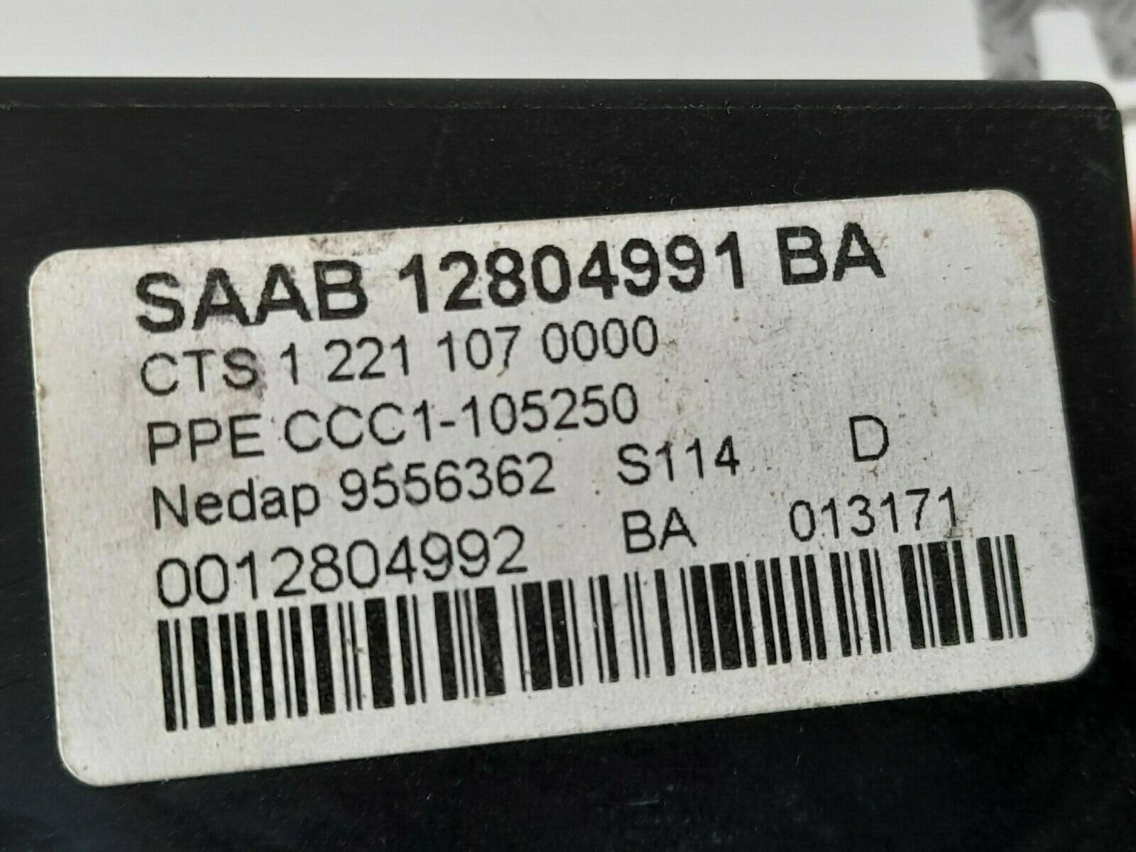 Saab 93 9-3 Convertible Soft Top Controller - 12804991