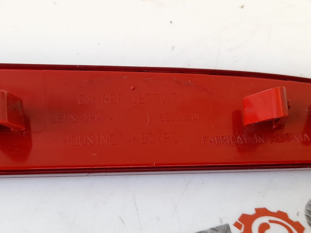 Saab 93 9-3 4D 5D CV N/S Passenger Rear Bumper Reflector From 2008 12770170