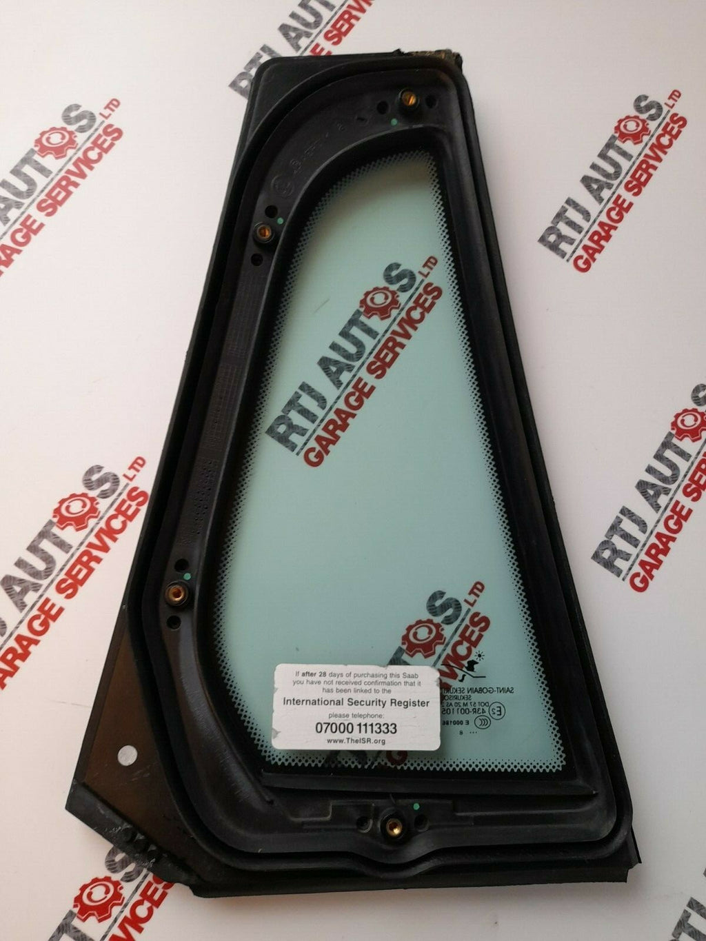 SAAB 9-3 Estate Left 1/4 Rear Quarter Glass Door Window 12792105 06-10 Std Tint