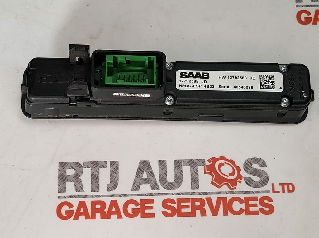 SAAB 9-3 2006 Dash Night Panel ESP Control Switch 12792588