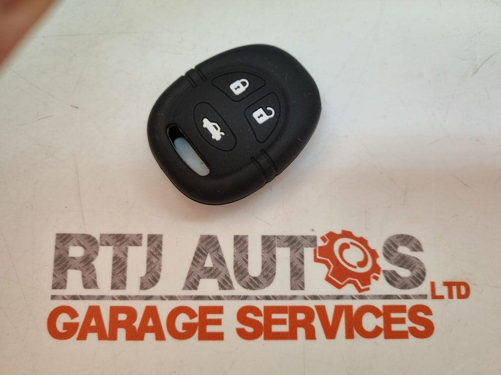 SAAB 9-5 95 98-10 9-3 93 01-03 Black Silicone Key Fob Case Cover