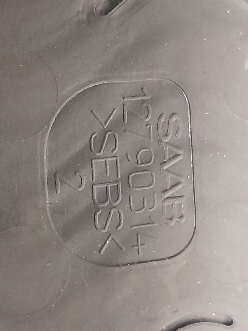 Saab 93 9-3 4D 5D CV Centre Console Rubber Mat 12790314