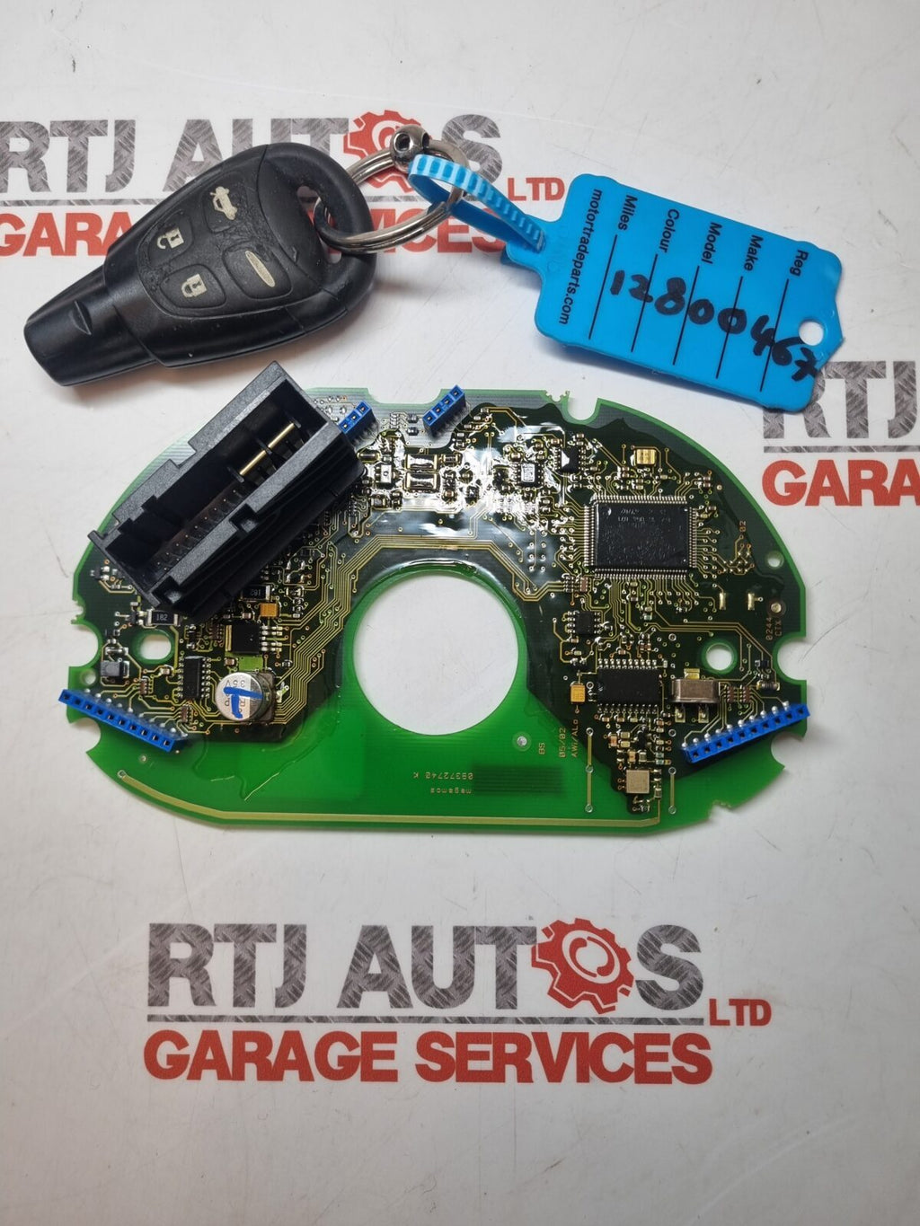 SAAB 93 9-3 2002 - 2003 TCS CIM Circuit Board & 1 Paired Key 14/12/02 12800467