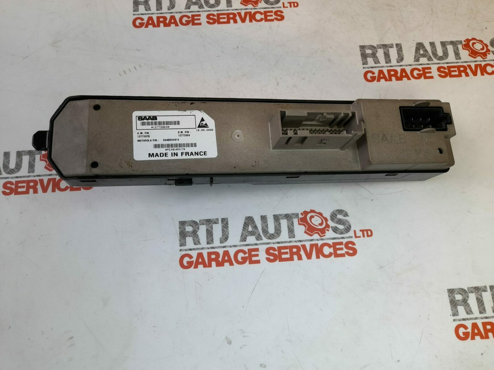 Saab 93 9-3 Passenger Nearside Front Switch Pack w/o Finger Protection 12772064