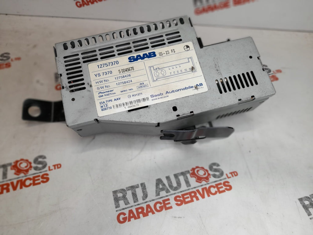 SAAB 93 9-3 CV AMP 1 Audio Amplifier 12800531 / 12757370 2003 - 2006