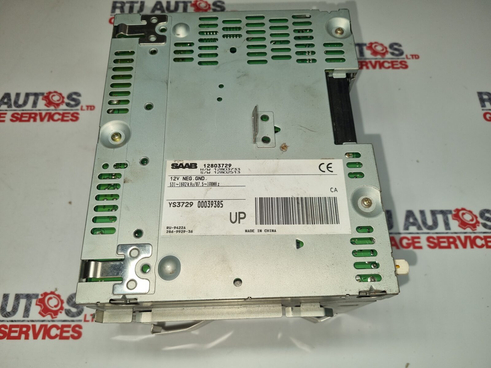 SAAB 93 9-3 EHU Stereo Head Unit Control Module 12803729