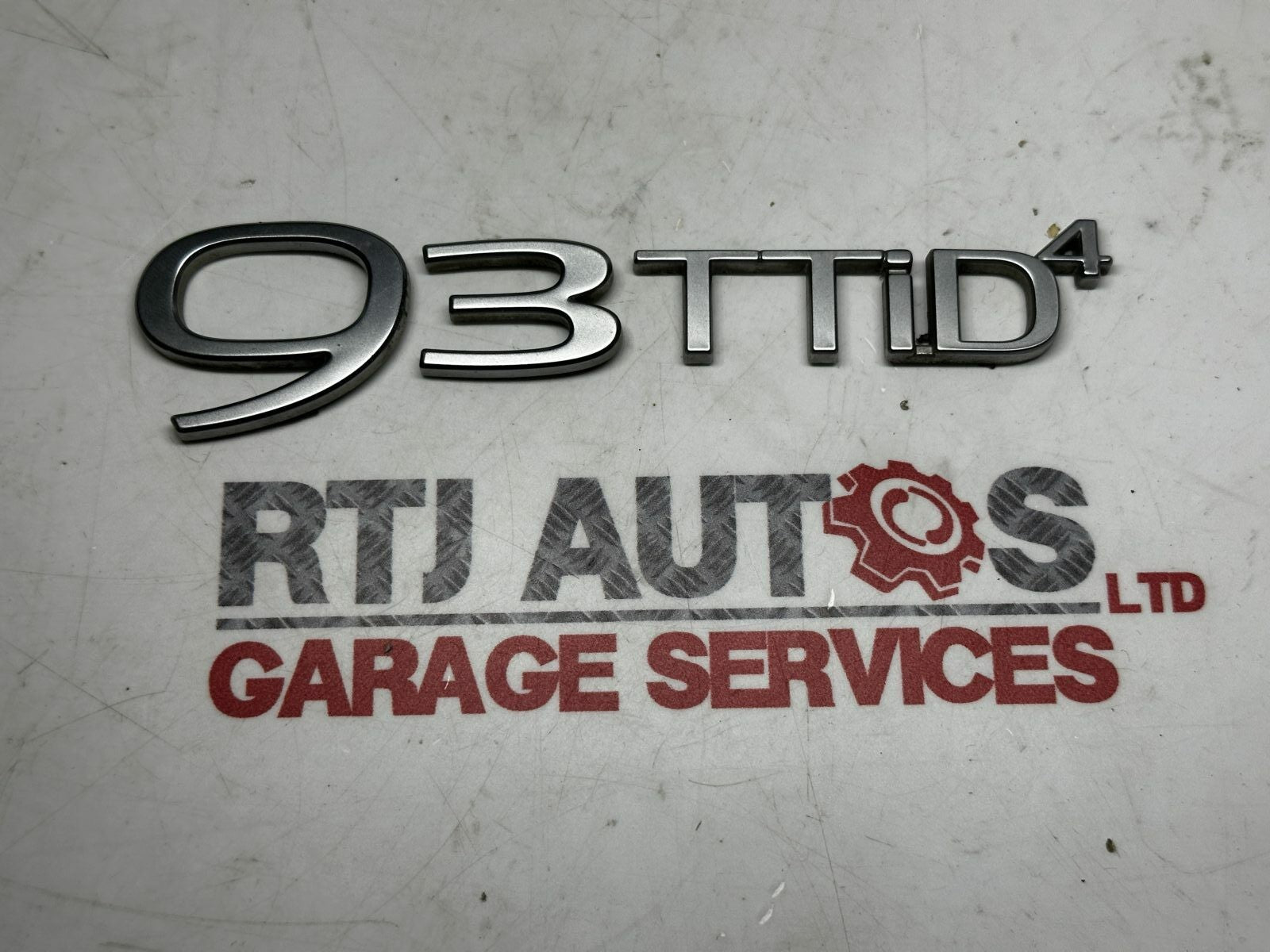 Saab 93 9-3 (93 TTiD4) Boot Badge (Used)