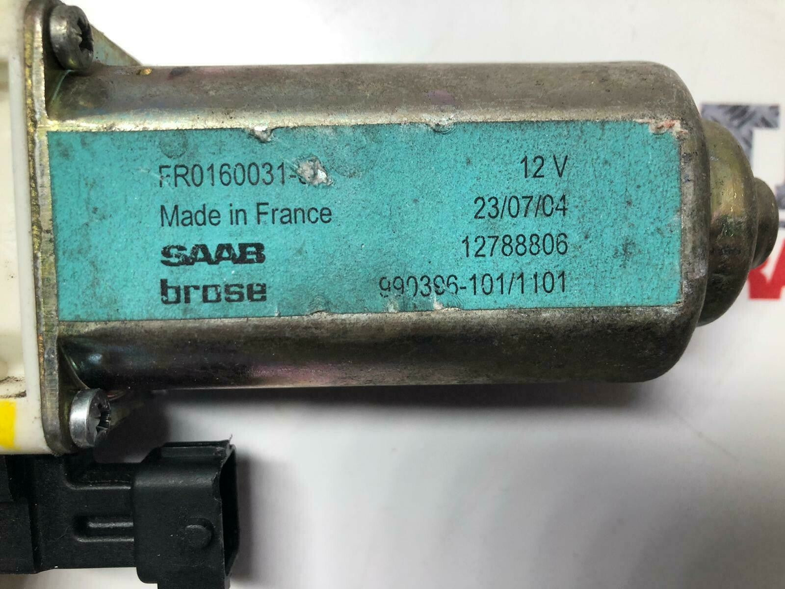 Saab 9-3 2003 - 2012 Electric Window Motor 2 Pin Right Rear 12788806 12788914