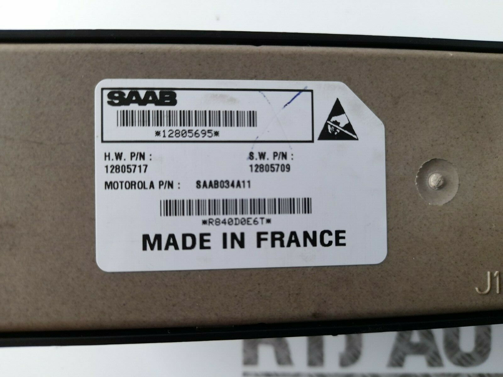 Saab 93 9-3 Nearside Rear Window Switch (No Anti Pinch) 12805695 (2005)