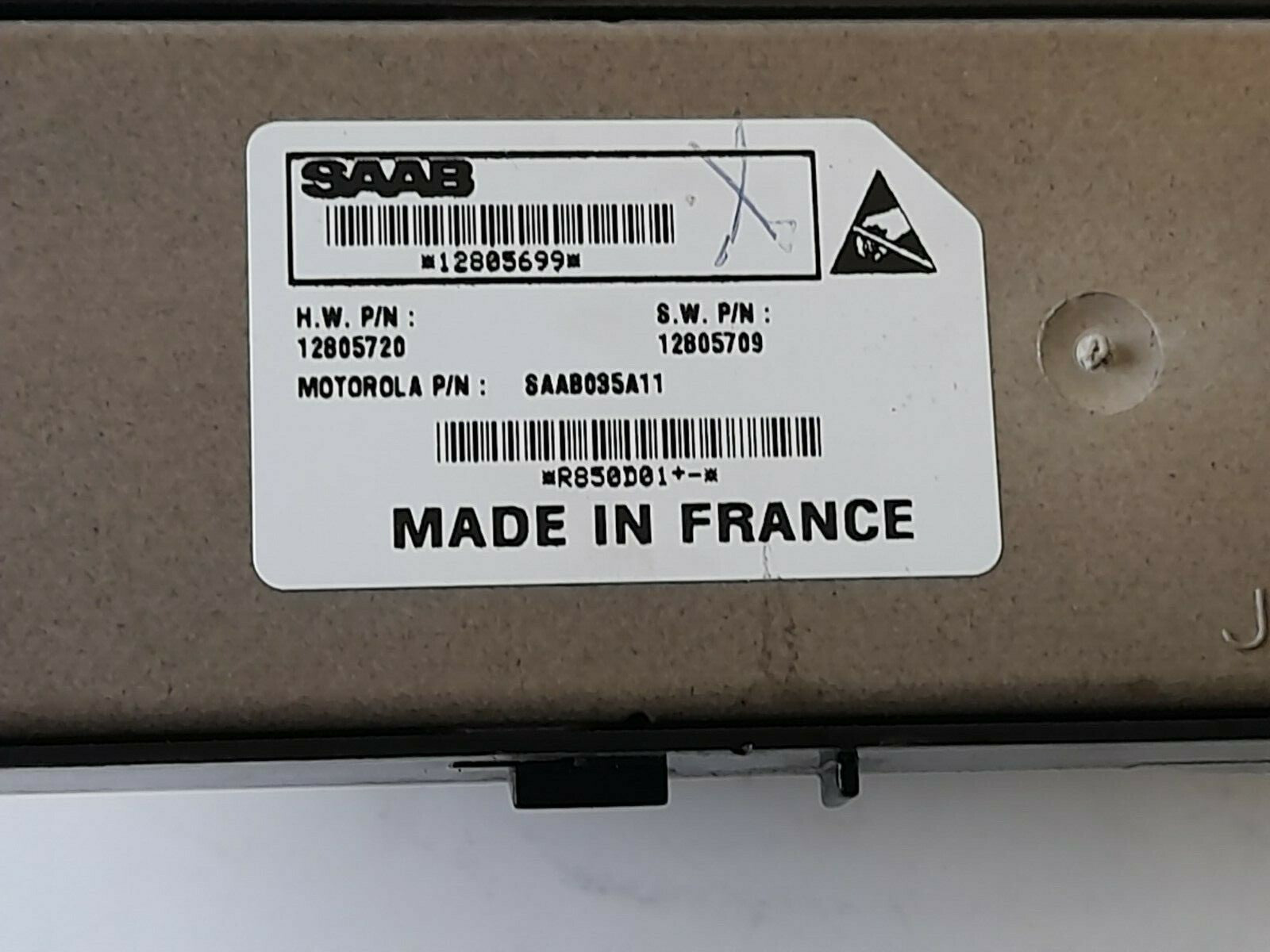Saab 93 9-3 4D 5D Nearside Rear Window Switch Pack w/Finger Protection 12805699