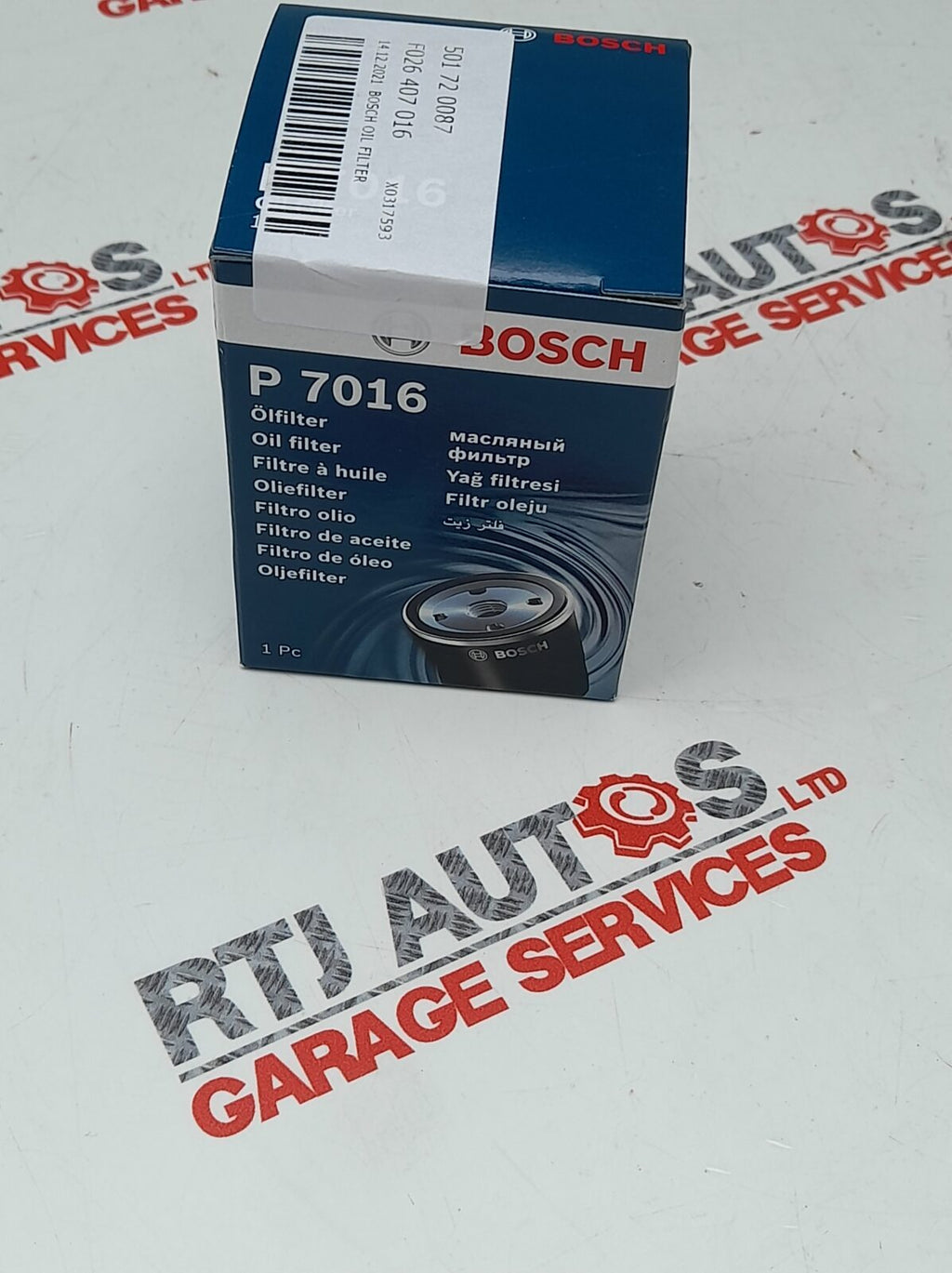 Saab 9-3 Oil Filter 2.0L B207 Petrol Bosch 12575810 12605566 12579143