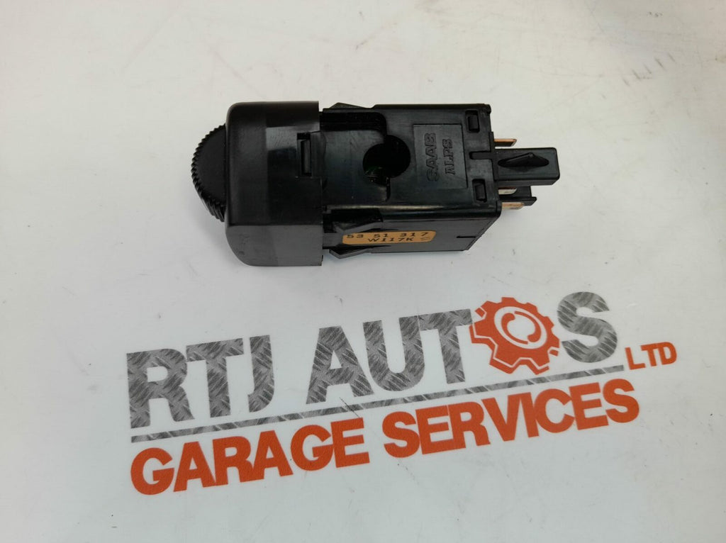 Saab 95 9-5 2002 Headlamp Headlight Levelling Adjustment Switch 5351317