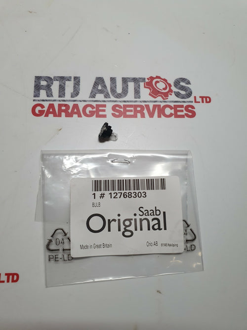 Genuine Saab 900 9000 9-3 9-5 Heater / ACC Climate control panel bulb 12768303