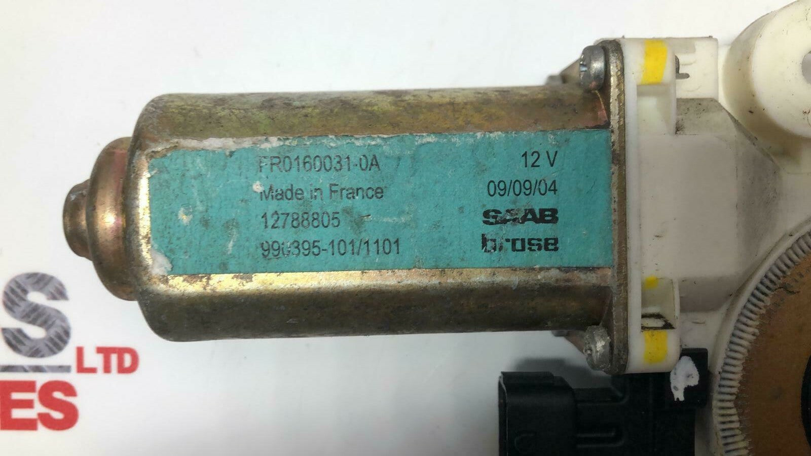 Saab 9-3 2003 - 2012 Electric Window Motor 2 Pin Left Rear 12788805 12788913