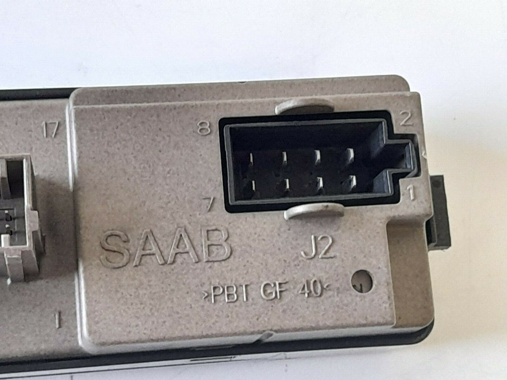 Saab 93 9-3 4D 5D Nearside Rear Window Switch Pack w/Finger Protection 12805699