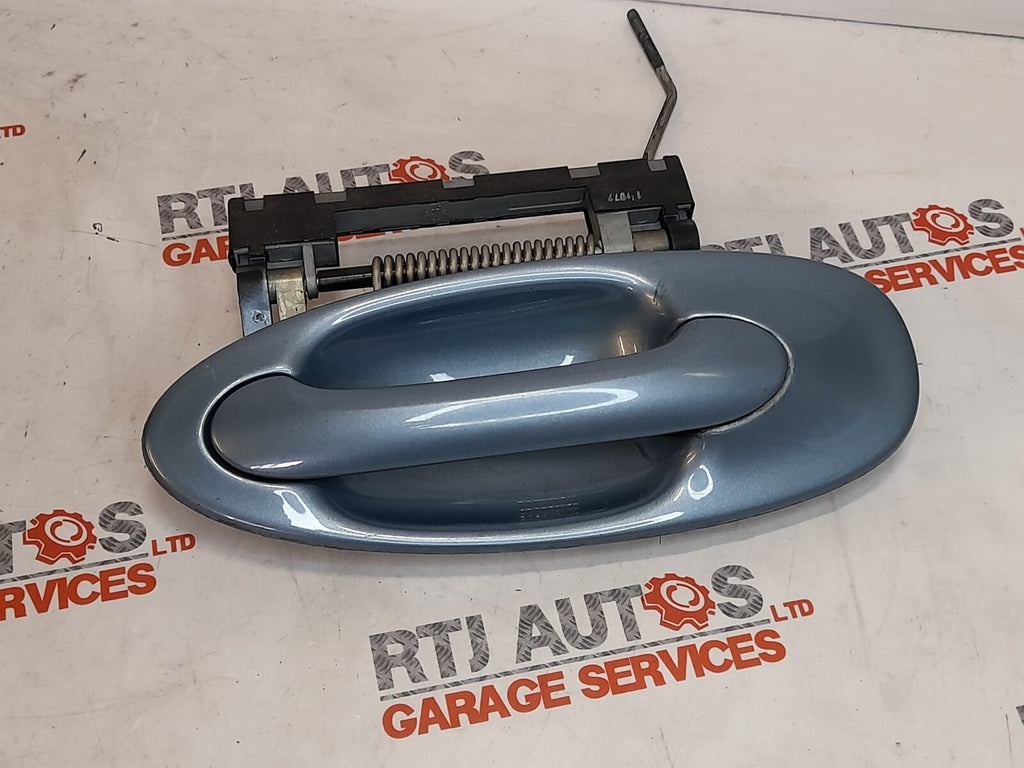 Saab 93 9-3 2007 N/S Rear Outside Door Handle Ice Blue Metallic 304 12768275