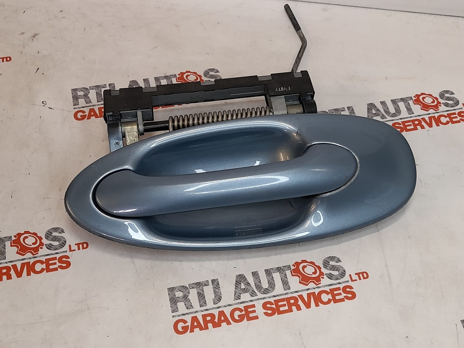 Saab 93 9-3 2007 N/S Rear Outside Door Handle Ice Blue Metallic 304 12768275