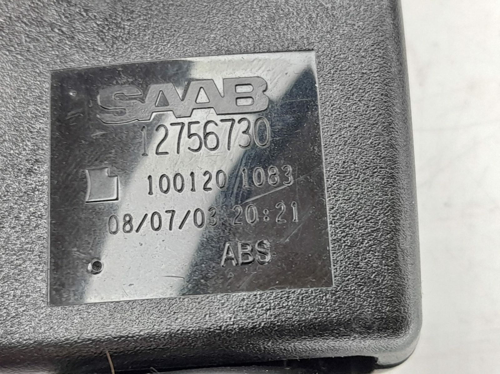 Saab 9-3 4D 5D 03-12 Seatbelt Buckle 12756730 12794561