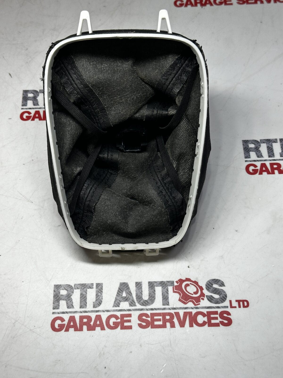 Saab 93 9-3 Used Gear Stick Gaiter Black Leather (Grade 2)