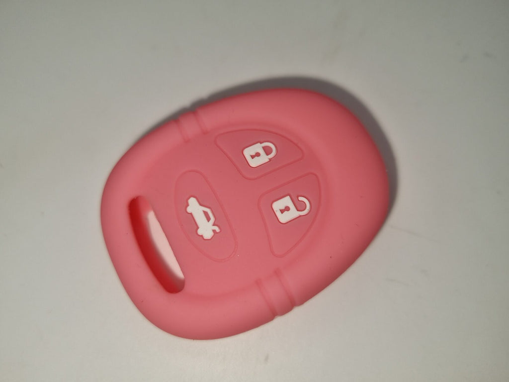 SAAB 9-5 95 98-10 9-3 93 01-03 Pink Silicone Key Fob Case Cover