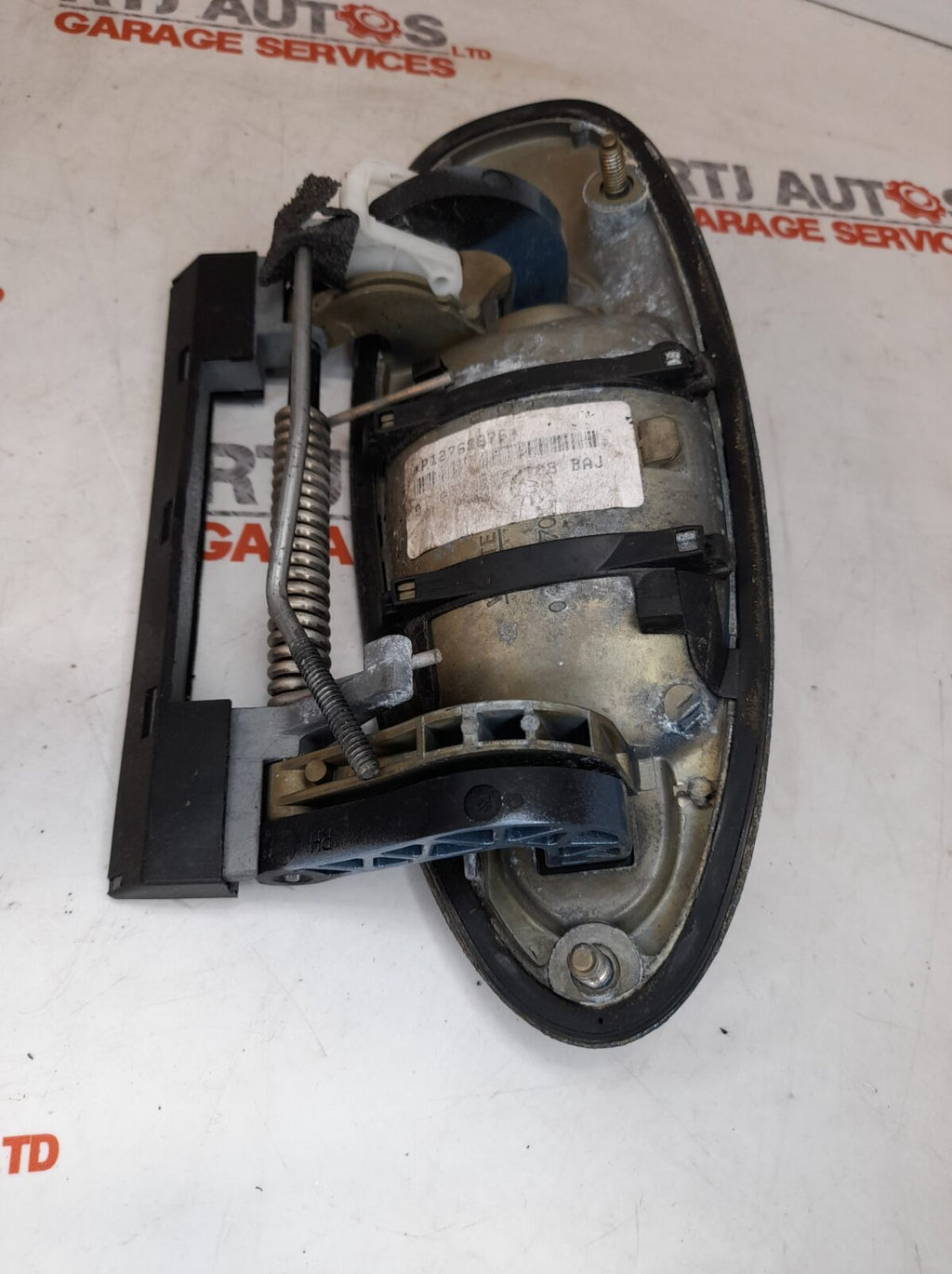 Saab 93 9-3 O/S Outside Door Handle Ice Blue Metallic 304 12768276