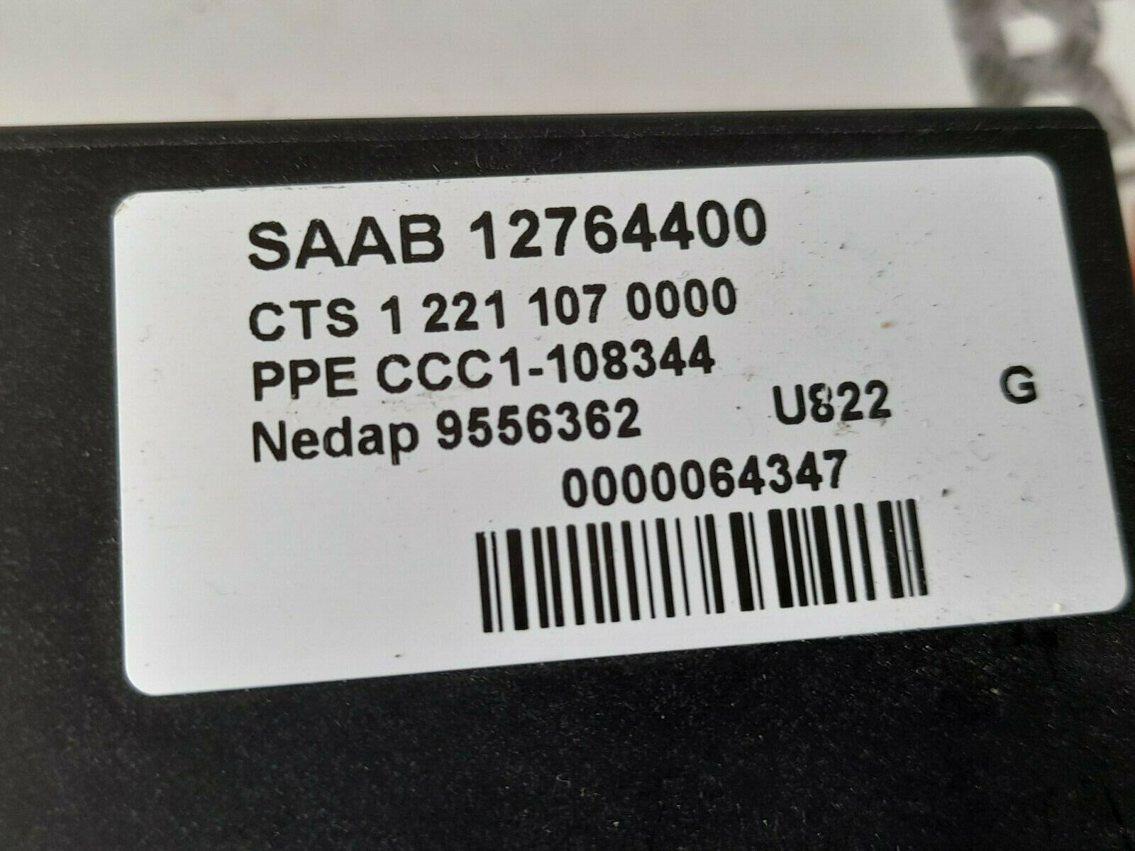 Saab 93 9-3 Convertible Soft Top Controller - 12764400