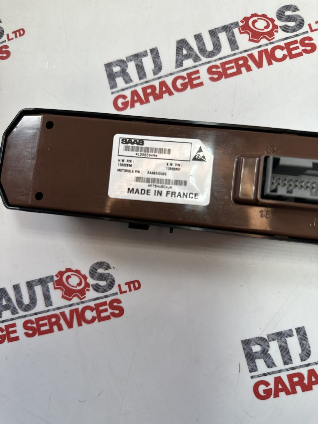 Saab 93 9-3 Convertible 2004 Rear Right Window Switch Pack 12803949