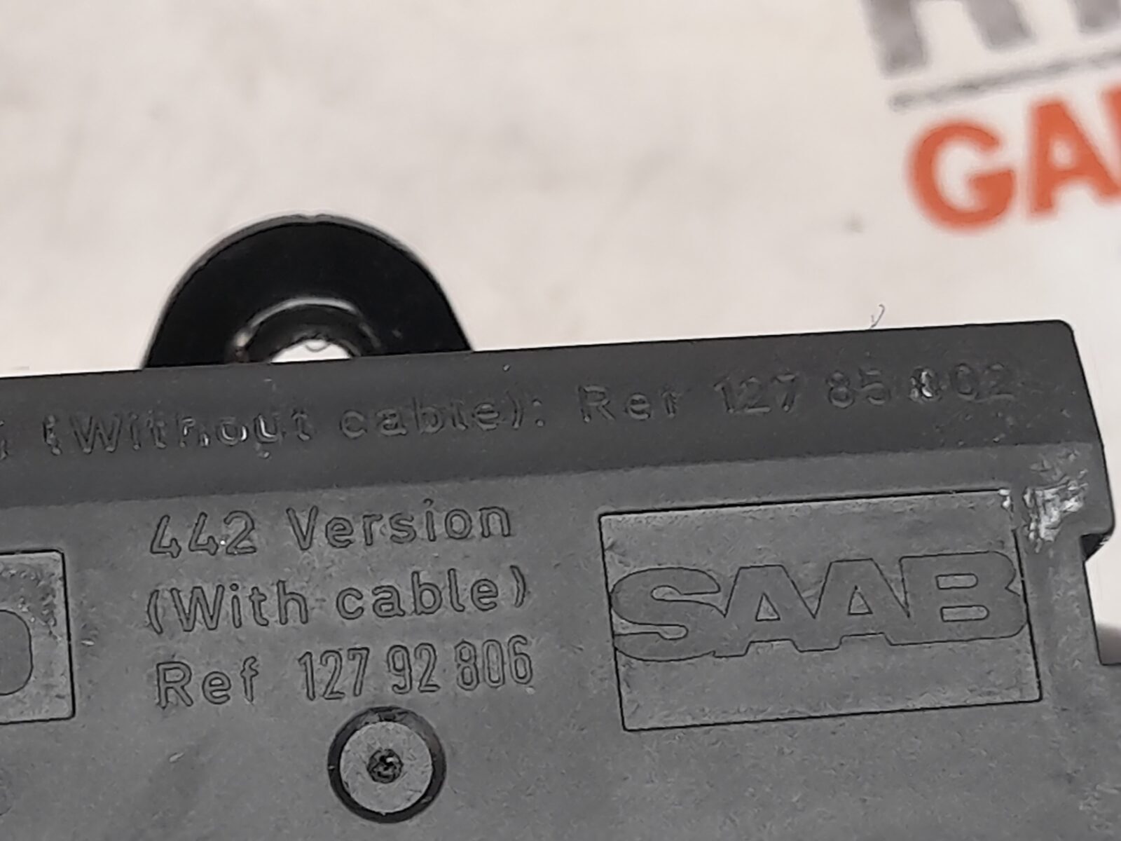 Saab 9-3 Saloon Tailgate Boot Lock Catch without cable 12785002