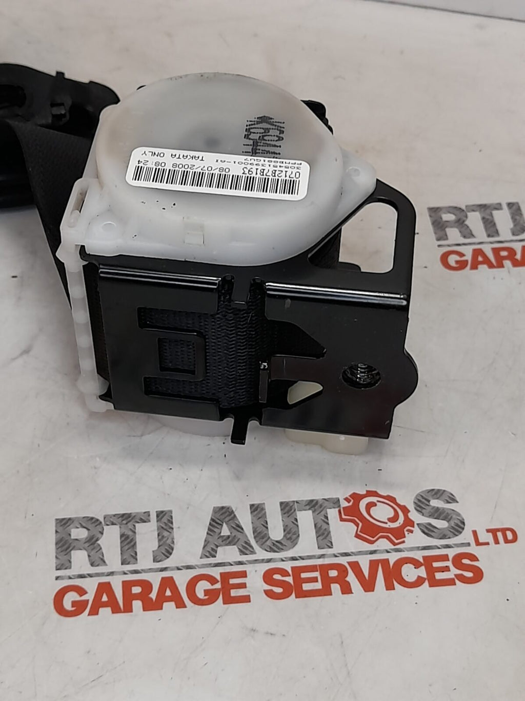 Saab 93 9-3 From 2005 Saloon Rear Seatbelt 12757686