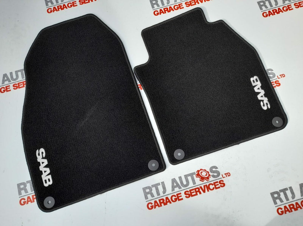 Saab 9-3 Floor Mats 08-12 Saloon Estate Black Carpet Mat Set 12825833