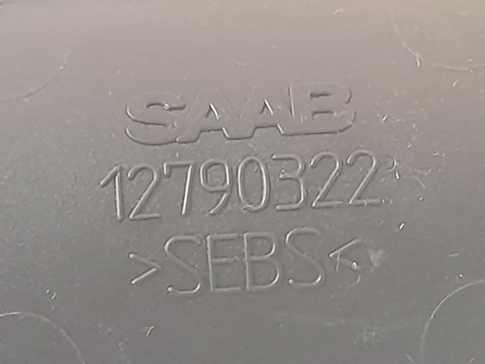 Saab 93 9-3 4D 5D CV Centre Console Coin Box 12790322