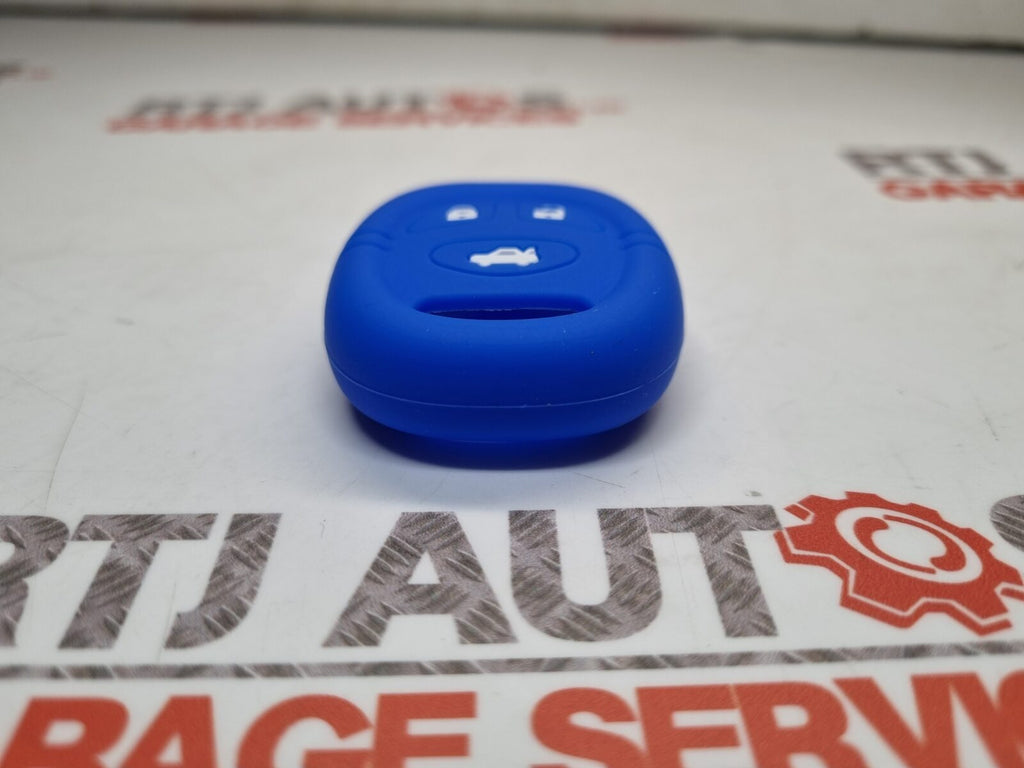 SAAB 9-5 95 98-10 9-3 93 01-03 Blue Silicone Key Fob Case Cover