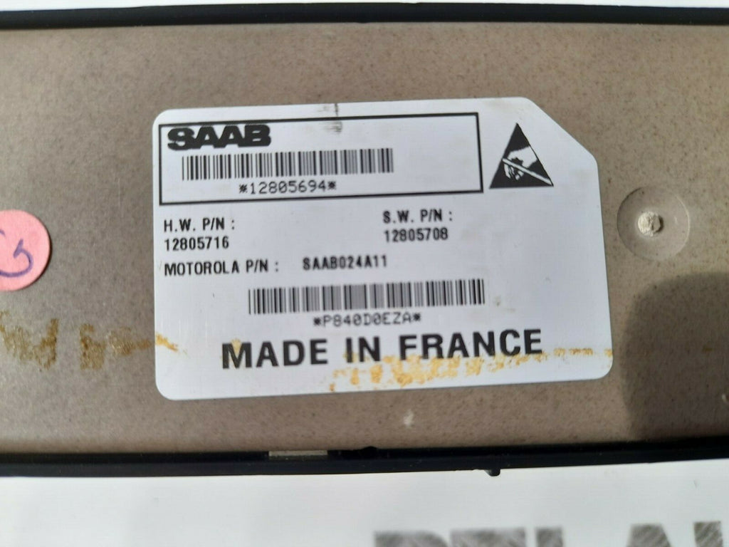 Saab 93 9-3 Passenger Nearside Front Switch Pack w/o Finger Protection 12805694