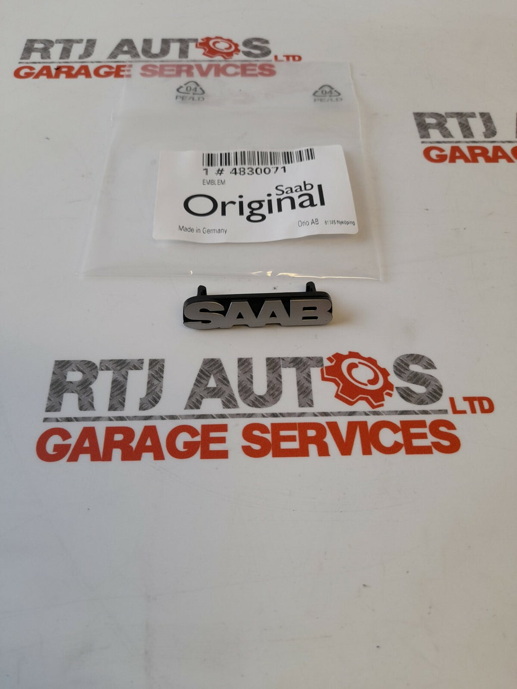 Saab 9-3 9-5 Grill Emblem 4830071 New Genuine 98-12