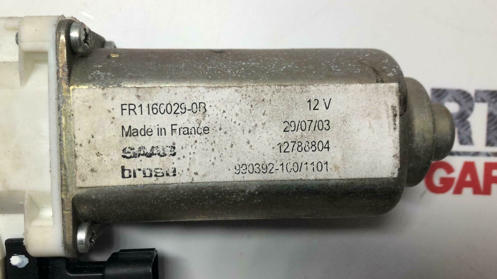 Saab 9-3 2003 - 2012 Electric Window Motor 2 Pin Right Front 12788804 128330388