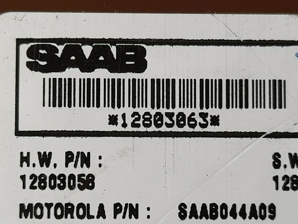 Saab 9-3 Offside Driver Rear Window Switch w/out Finger Protection 12803063