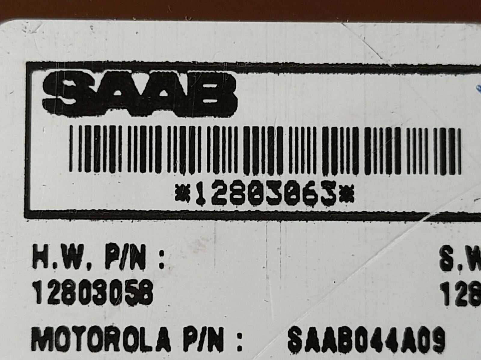 Saab 9-3 Offside Driver Rear Window Switch w/out Finger Protection 12803063