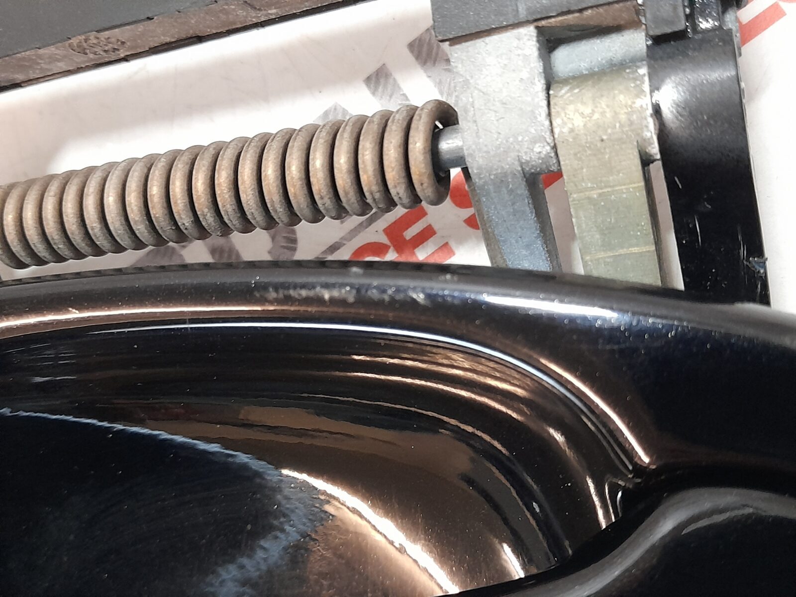 Saab 93 9-3 O/S Outside Door Handle Jet Black Metallic 298 12767345