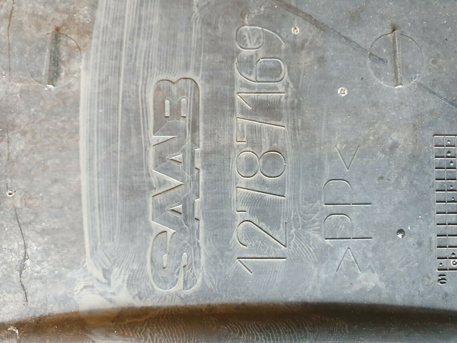 SAAB 93 '03-11 Front Bumper Under Tray Undertray 12787169 12824861