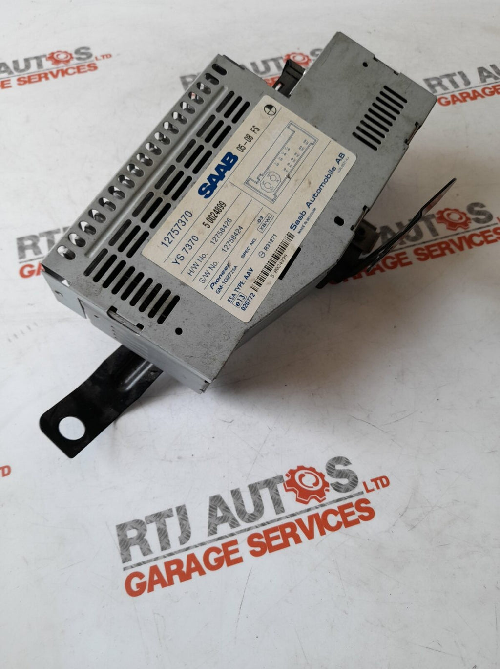 Saab 93 9-3 CV AMP 1 Audio Amplifier 12800531 / 12757370 2003 - 2006