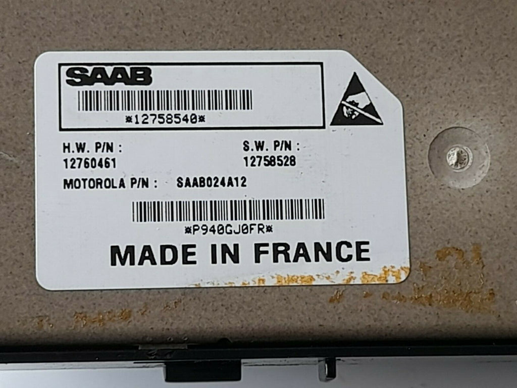 Saab 93 9-3 Passenger Nearside Front Switch Pack w/o Finger Protection 12758540