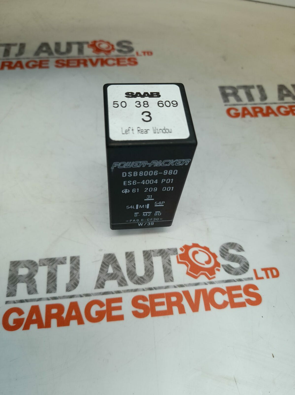 Saab 93 9-3 CV Window Relay Set 5038583 5038591 5038609 5038617 5038625