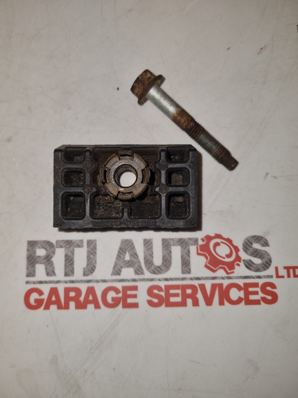 Saab 9-3 03-12 Genuine Battery Clamp and Bolt 12793818